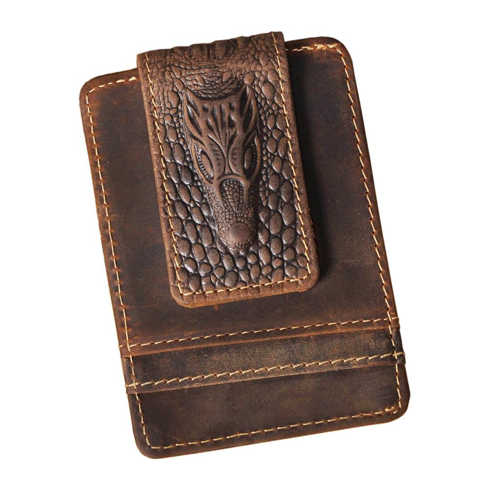 Money Clip Magnetic - 2020 Trend Echt Lederen Magnetische Geld