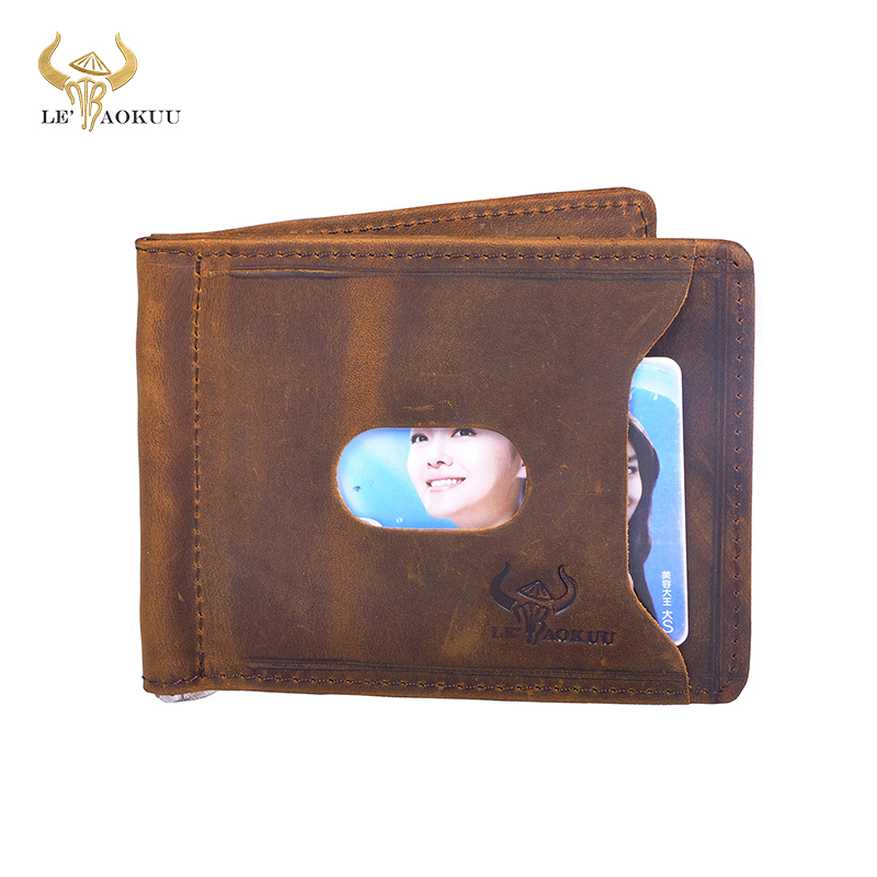 Money Clip Magnetic - Kwaliteit Leer Mannen Magnetische Geld Clip
