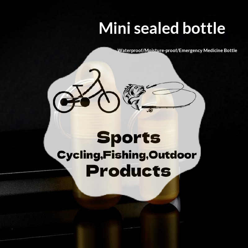 Edc Pill Carry - Kleine PEI-pillenfles, multifunctionele opbergdoos, draagbaar outdoor