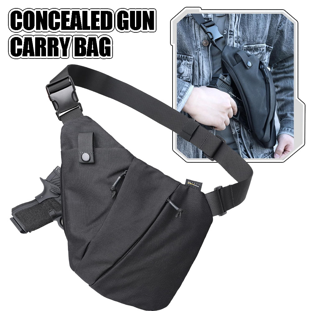 Edc Carry Gun - Tactisch Verborgen Pistool Draagtas Heren Crossbody