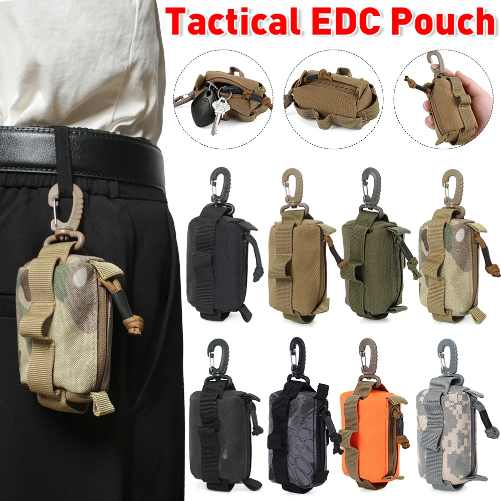 Edc Carry Case - Tactical Edc Pouch Rits Sleutel Kaarthouder
