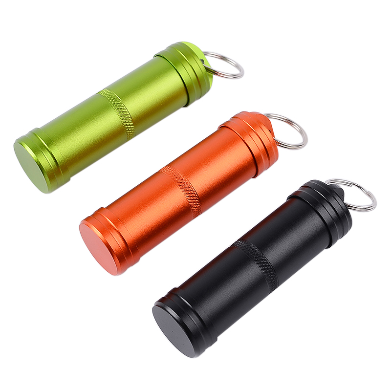 Pill Fob Capsule - Waterdicht Luchtdichte Waterdichte Opslag Container Droge