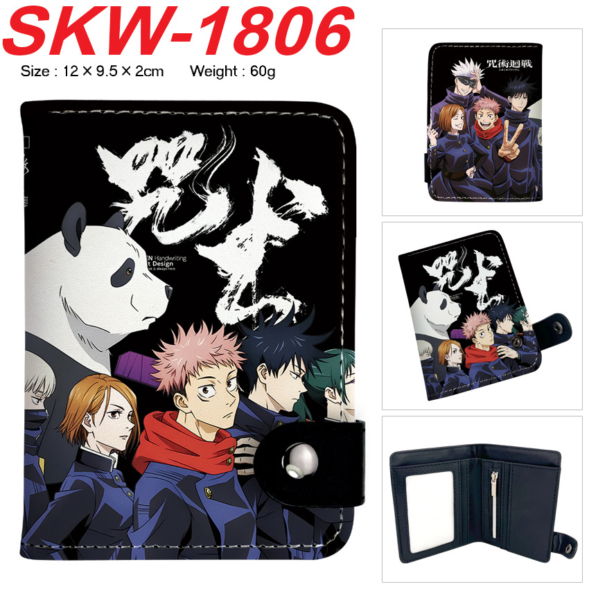 Money Clip Magnetic - Anime Portemonnee Cosplay Jujutsu Kaisen Pu