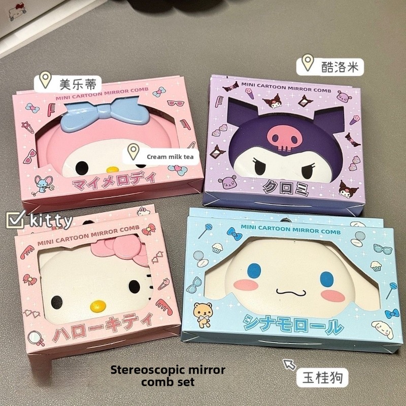 Bottle Opener Keyring - Hello Kitty geïnspireerde opklapbare spiegel Kawaii