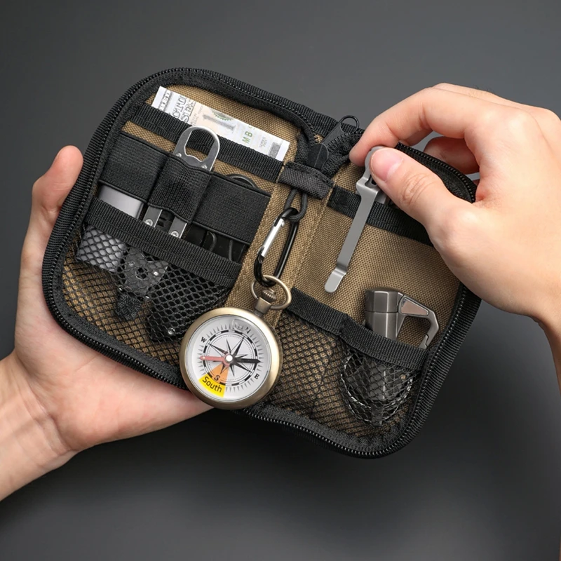 Edc Carry Card - Tactische EDC-zakje Outdoor sleutel portemonnee portemonnee