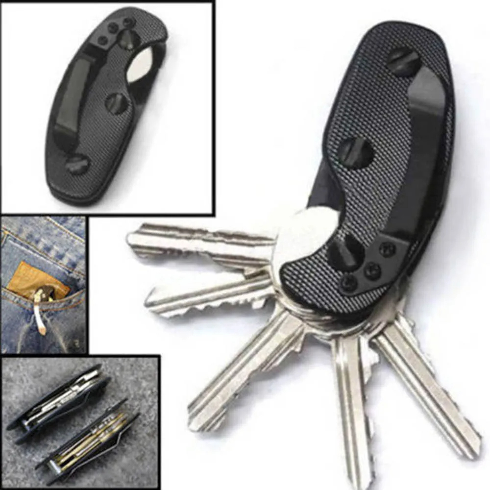 Edc Carry Card - Slimme sleutelhouder Draagbare buideltas Portemonneehouder Keten
