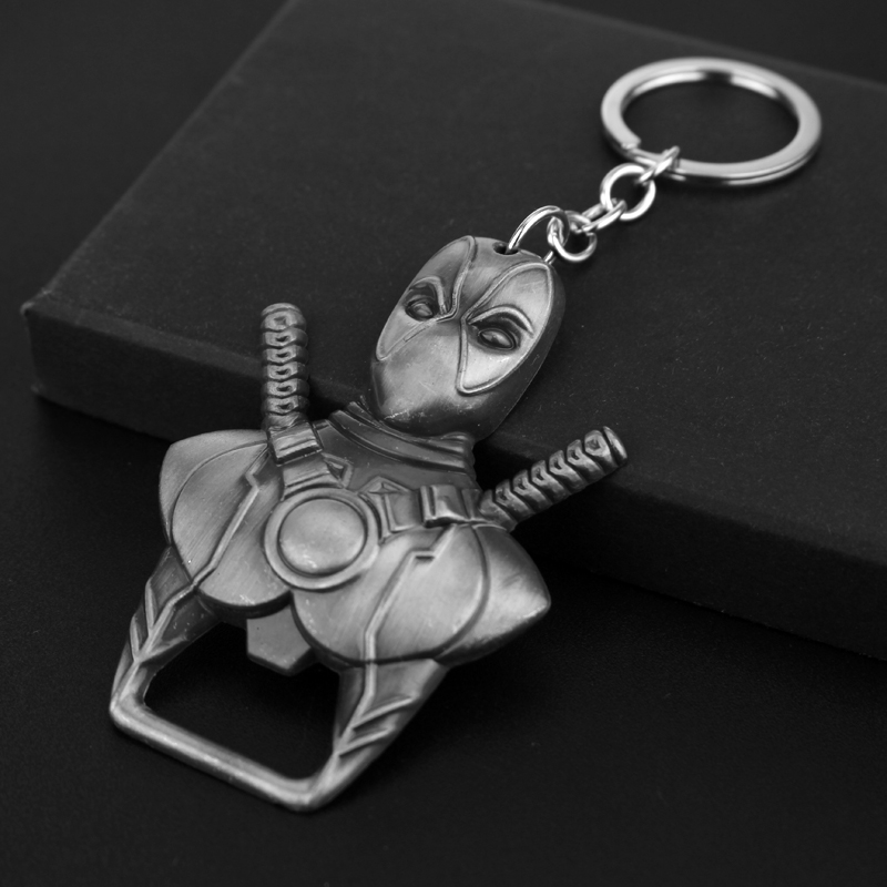 Bottle Opener Keyring - Deadpool sleutelhanger Trendy gepersonaliseerde sleutelhanger flesopener