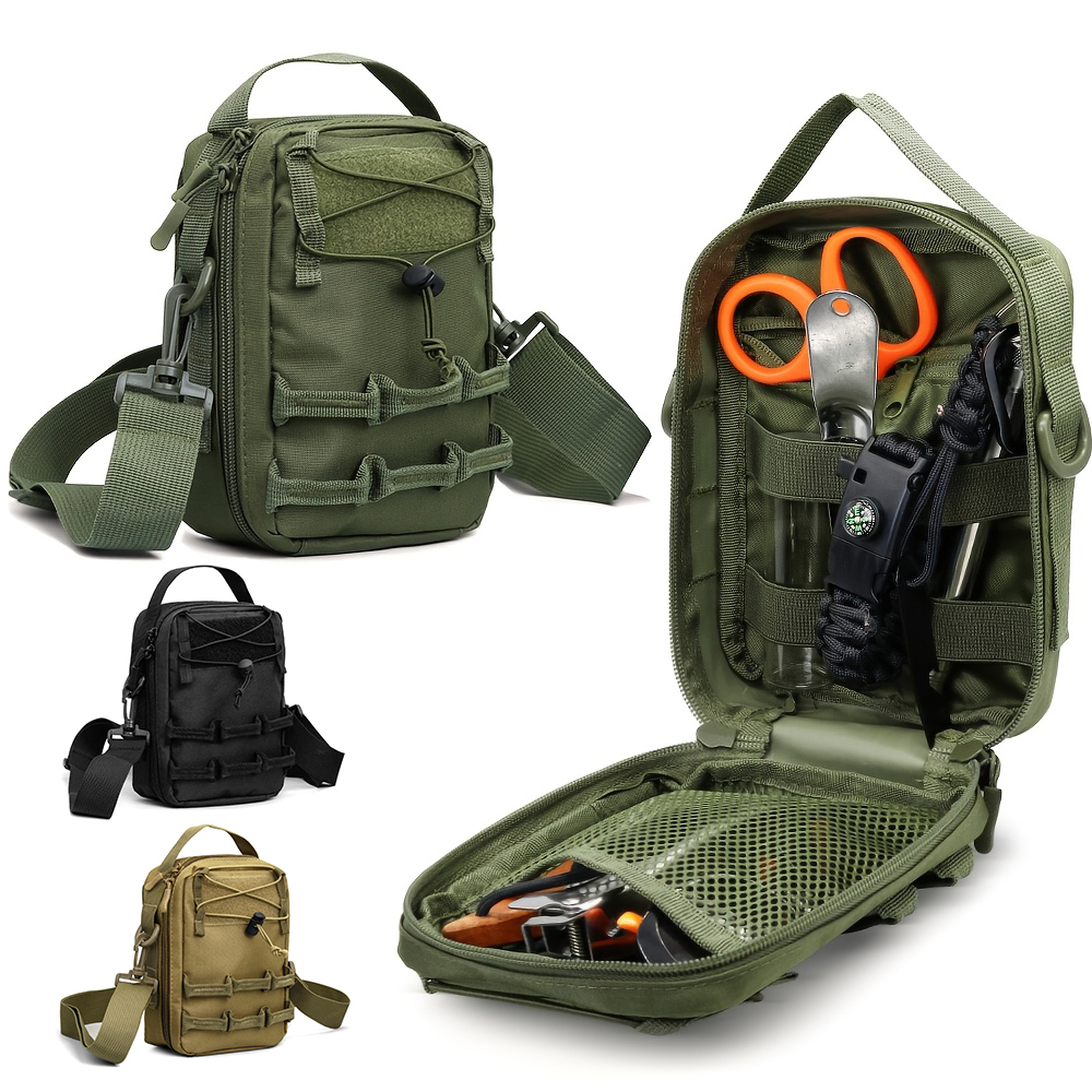 Edc Carry Belt - Tactische Molle Pouch met schouderband, lichtgewicht