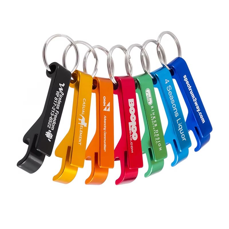 Bottle Opener Keyring - Gepersonaliseerde flesopener sleutelhanger met gegraveerde tekst,