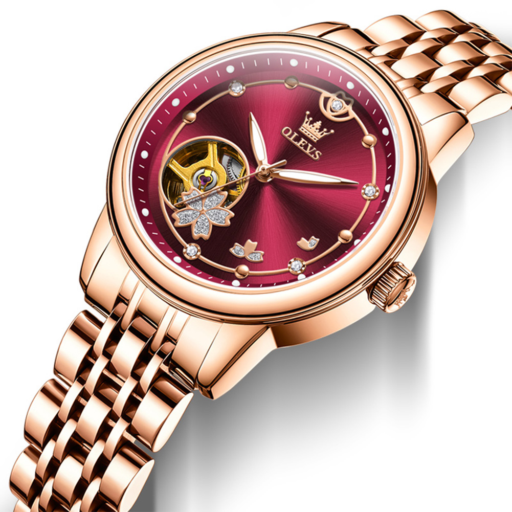 Rose goud wijnrood luxe casual - Watch Winder Compact recensie en prijs
