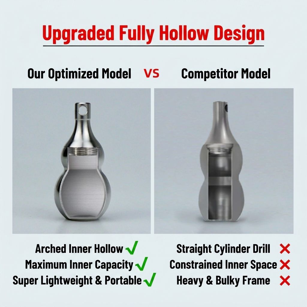 Tivosy Pure Titanium Lucky Gou - Pill Fob Capsule recensie en prijs