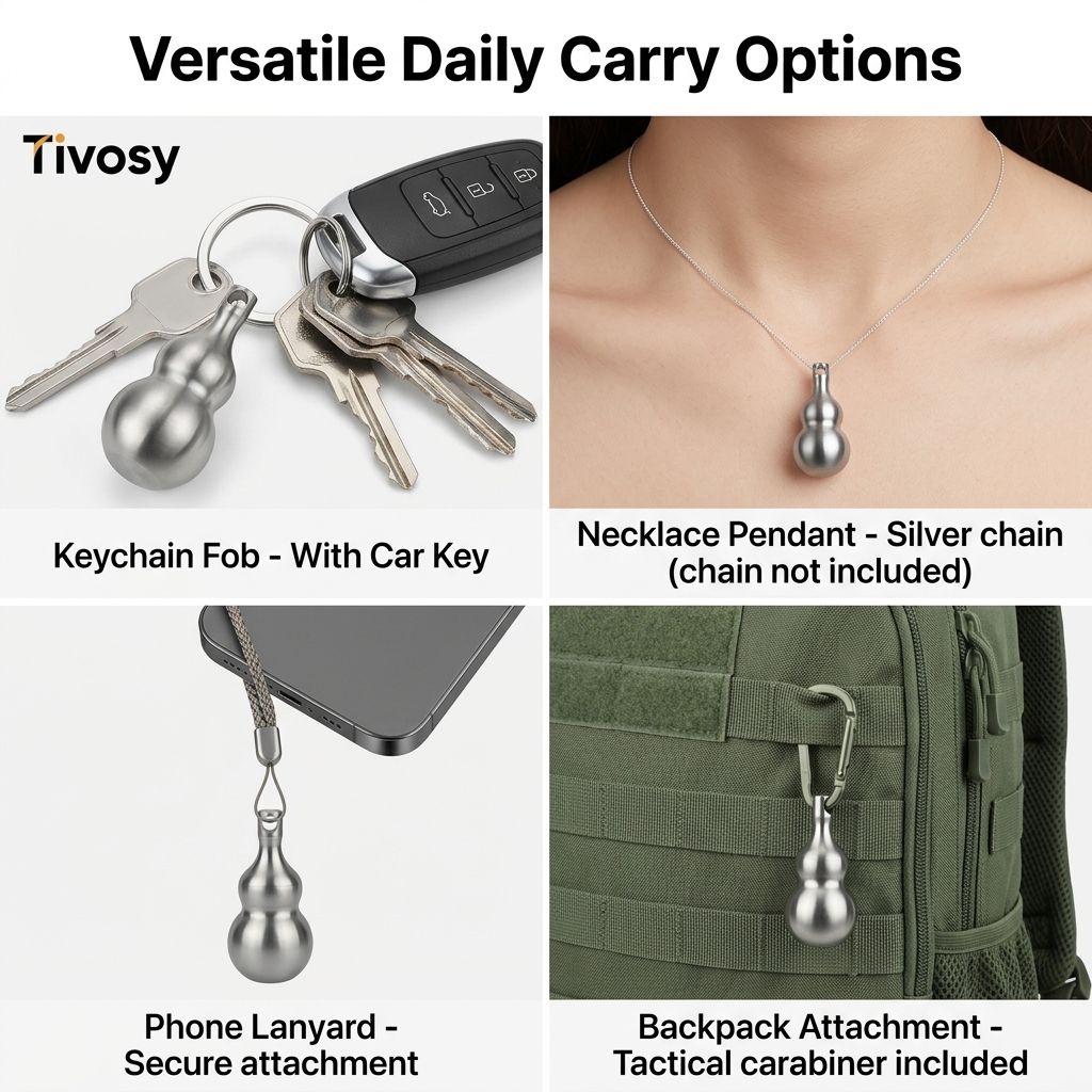 Tivosy Pure Titanium Lucky Gou - Pill Fob Capsule recensie en prijs