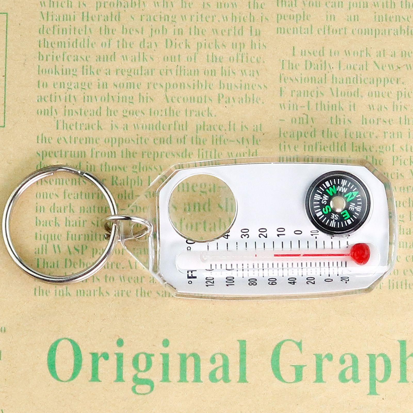 Klein sleutelhangerkompas, dra - Compass Keychain Mini recensie en prijs