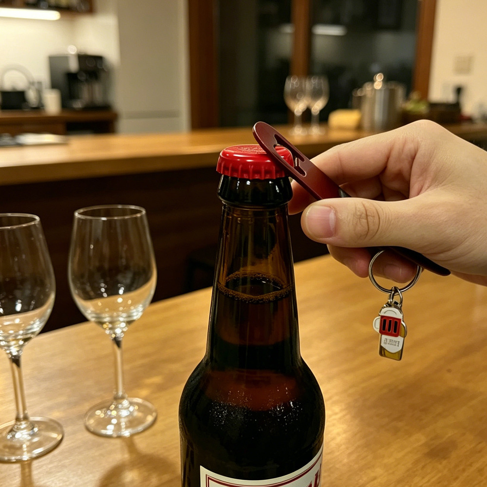 Gepersonaliseerde roestvrijsta - Bottle Opener Keyring recensie en prijs