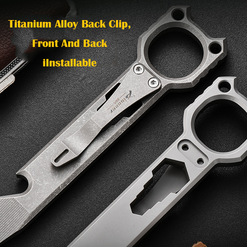 EDC multifunctioneel gereedsch - Titanium Pry Bar recensie en prijs