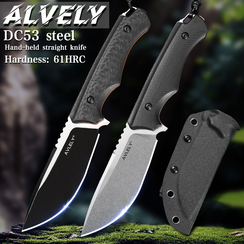 DC53 stalen mes met vast lemme - Everyday Carry (Edc) Knife recensie en prijs