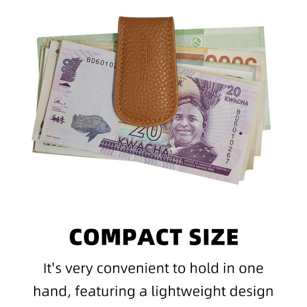 Luxe lederen magnetische porte - Money Clip Magnetic recensie en prijs