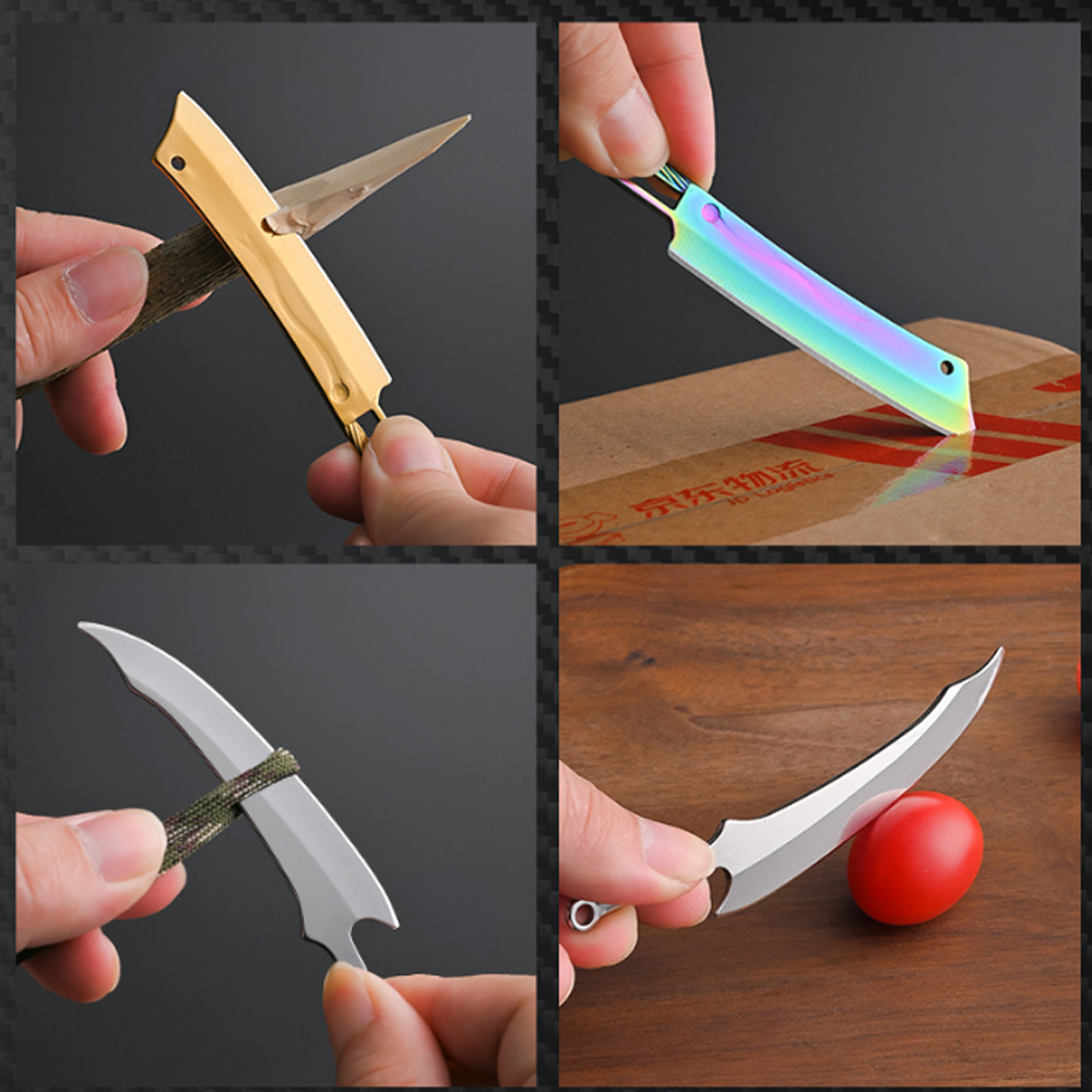 Titanium Mini-mes - Draagbaar  - Everyday Carry (Edc) Knife recensie en prijs