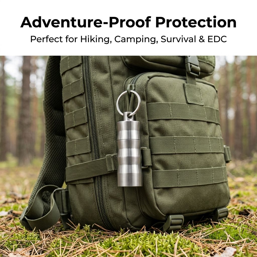 Tivosy Pure Titanium Pillendoo - Pill Fob Capsule recensie en prijs