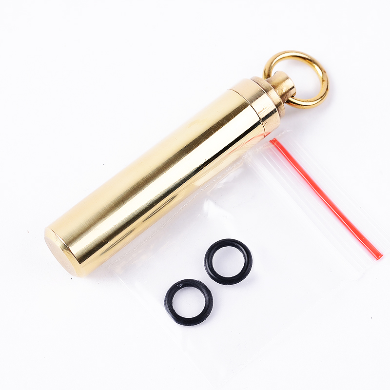 1 PC Solide messing waterdicht - Pill Fob Capsule recensie en prijs