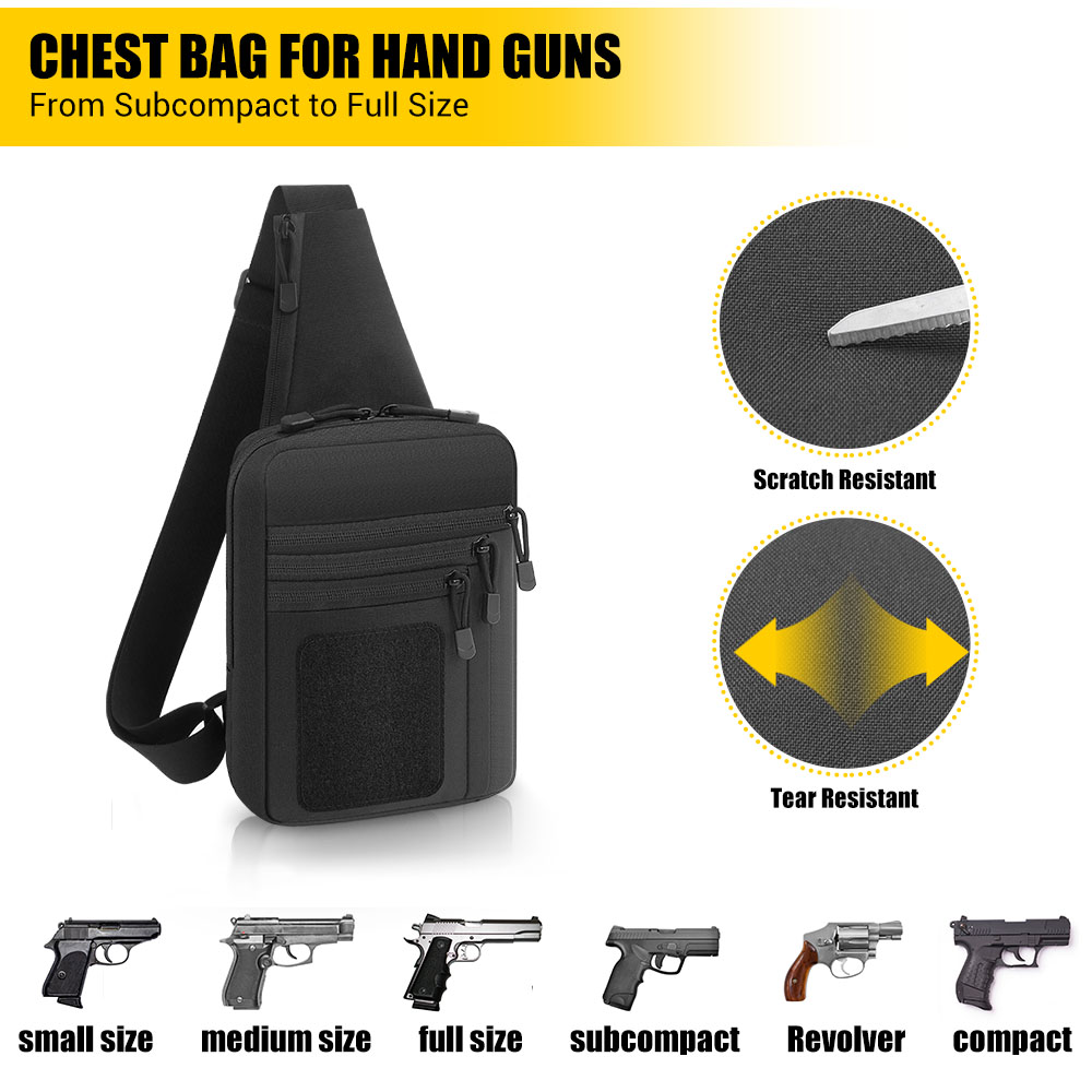 Tactische pistooltas Verborgen - Edc Carry Handgun recensie en prijs