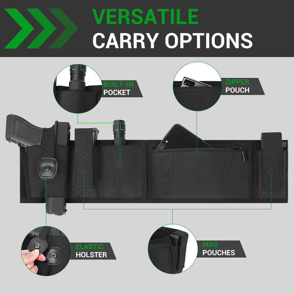 Buikband pistoolholster verbor - Edc Carry Gun recensie en prijs